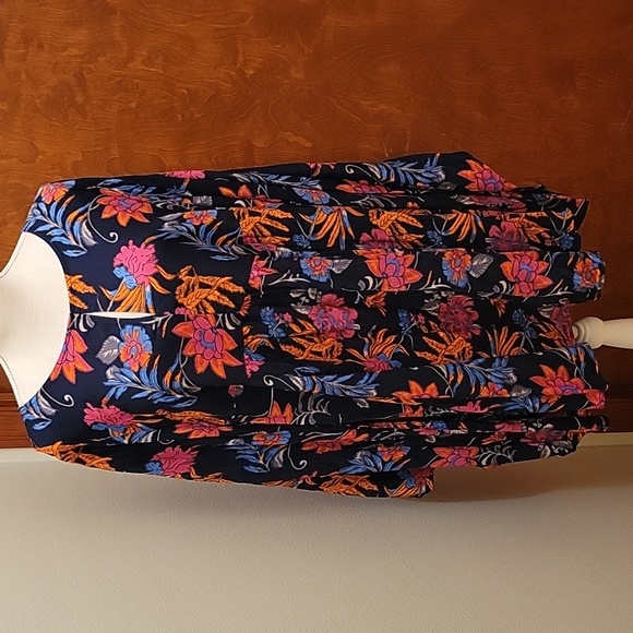 Umgee Boho Floral Print Mini Dress with Pockets